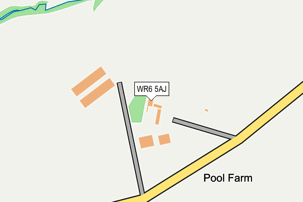 WR6 5AJ map - OS OpenMap – Local (Ordnance Survey) WR6 5AJ map - OS OpenMap – Local (Ordnance Survey)