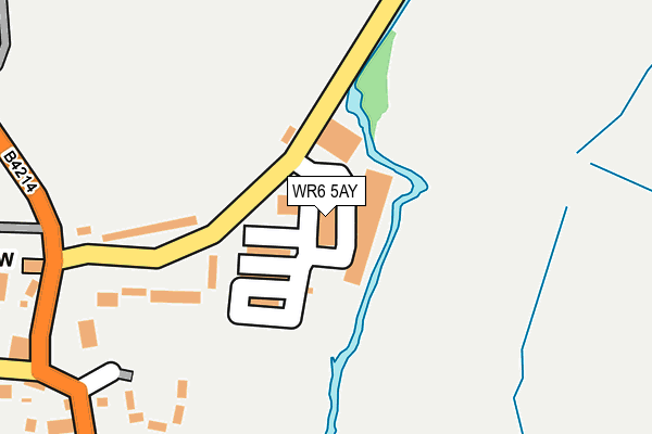 WR6 5AY map - OS OpenMap – Local (Ordnance Survey) WR6 5AY map - OS OpenMap – Local (Ordnance Survey)