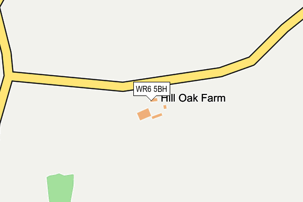 WR6 5BH map - OS OpenMap – Local (Ordnance Survey) WR6 5BH map - OS OpenMap – Local (Ordnance Survey)