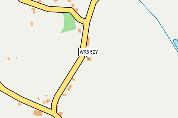 WR6 5EY map - OS OpenMap – Local (Ordnance Survey) WR6 5EY map - OS OpenMap – Local (Ordnance Survey)