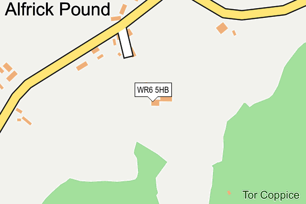 WR6 5HB map - OS OpenMap – Local (Ordnance Survey) WR6 5HB map - OS OpenMap – Local (Ordnance Survey)