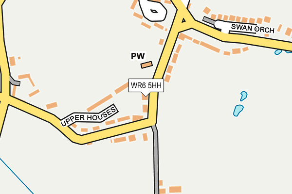 WR6 5HH map - OS OpenMap – Local (Ordnance Survey) WR6 5HH map - OS OpenMap – Local (Ordnance Survey)