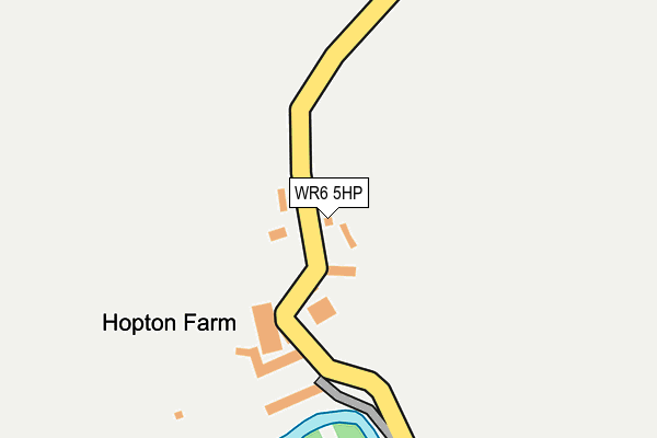 WR6 5HP map - OS OpenMap – Local (Ordnance Survey)