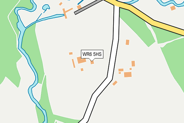 WR6 5HS map - OS OpenMap – Local (Ordnance Survey) WR6 5HS map - OS OpenMap – Local (Ordnance Survey)