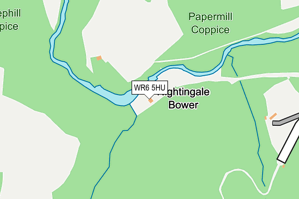 WR6 5HU map - OS OpenMap – Local (Ordnance Survey)