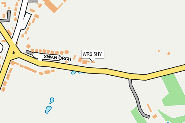 WR6 5HY map - OS OpenMap – Local (Ordnance Survey) WR6 5HY map - OS OpenMap – Local (Ordnance Survey)