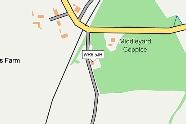 WR6 5JH map - OS OpenMap – Local (Ordnance Survey)