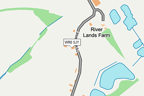 WR6 5JY map - OS OpenMap – Local (Ordnance Survey)