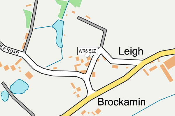 WR6 5JZ map - OS OpenMap – Local (Ordnance Survey)