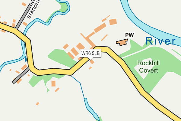WR6 5LB map - OS OpenMap – Local (Ordnance Survey)