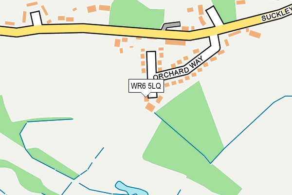WR6 5LQ map - OS OpenMap – Local (Ordnance Survey) WR6 5LQ map - OS OpenMap – Local (Ordnance Survey)