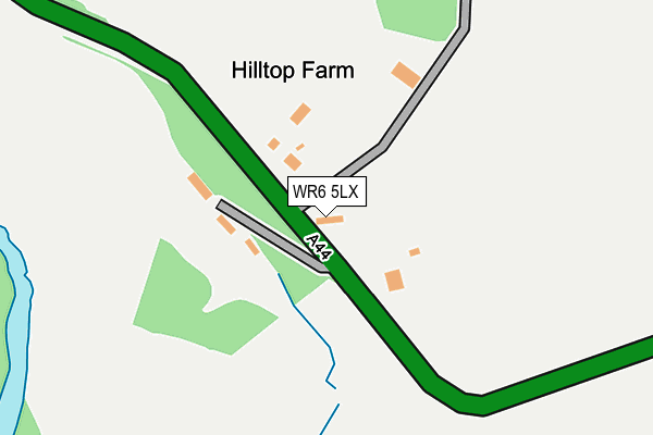 WR6 5LX map - OS OpenMap – Local (Ordnance Survey)