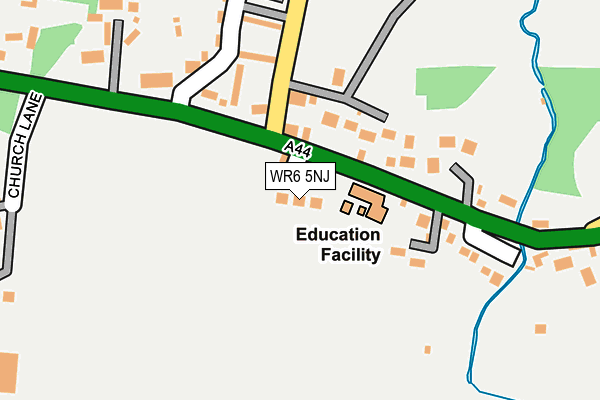 WR6 5NJ map - OS OpenMap – Local (Ordnance Survey) WR6 5NJ map - OS OpenMap – Local (Ordnance Survey)