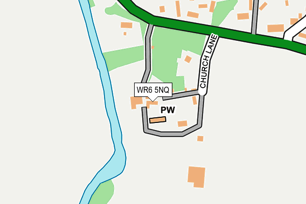 WR6 5NQ map - OS OpenMap – Local (Ordnance Survey) WR6 5NQ map - OS OpenMap – Local (Ordnance Survey)