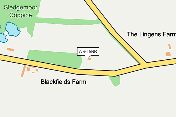 WR6 5NR map - OS OpenMap – Local (Ordnance Survey) WR6 5NR map - OS OpenMap – Local (Ordnance Survey)