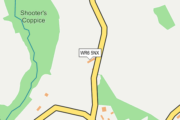 WR6 5NX map - OS OpenMap – Local (Ordnance Survey) WR6 5NX map - OS OpenMap – Local (Ordnance Survey)