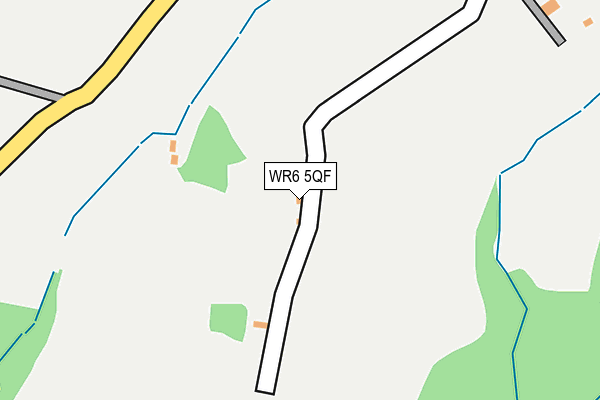 WR6 5QF map - OS OpenMap – Local (Ordnance Survey) WR6 5QF map - OS OpenMap – Local (Ordnance Survey)
