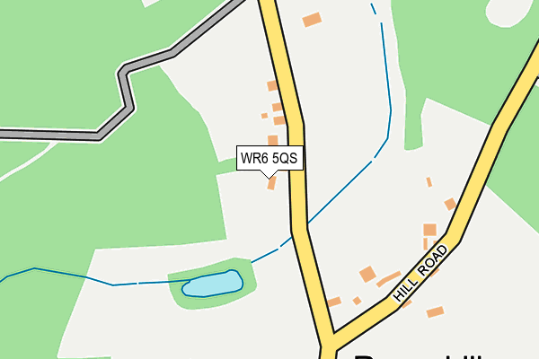WR6 5QS map - OS OpenMap – Local (Ordnance Survey) WR6 5QS map - OS OpenMap – Local (Ordnance Survey)