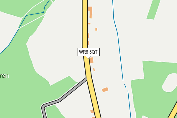 WR6 5QT map - OS OpenMap – Local (Ordnance Survey) WR6 5QT map - OS OpenMap – Local (Ordnance Survey)