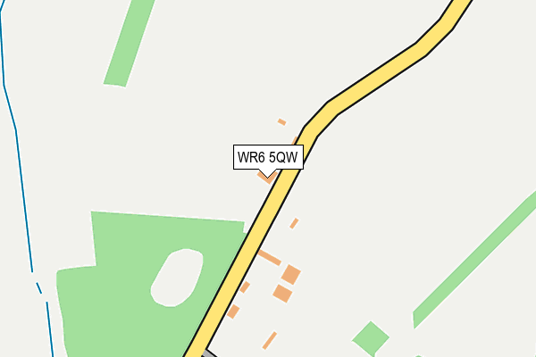 WR6 5QW map - OS OpenMap – Local (Ordnance Survey) WR6 5QW map - OS OpenMap – Local (Ordnance Survey)