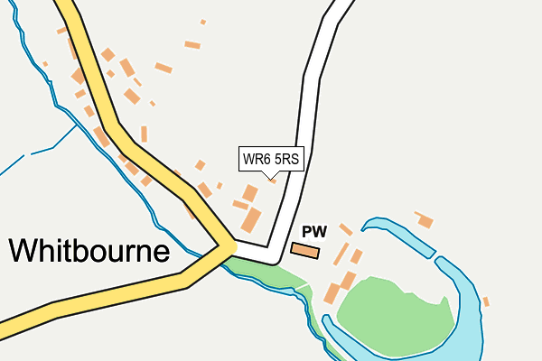 WR6 5RS map - OS OpenMap – Local (Ordnance Survey) WR6 5RS map - OS OpenMap – Local (Ordnance Survey)