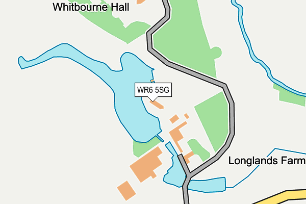 WR6 5SG map - OS OpenMap – Local (Ordnance Survey) WR6 5SG map - OS OpenMap – Local (Ordnance Survey)