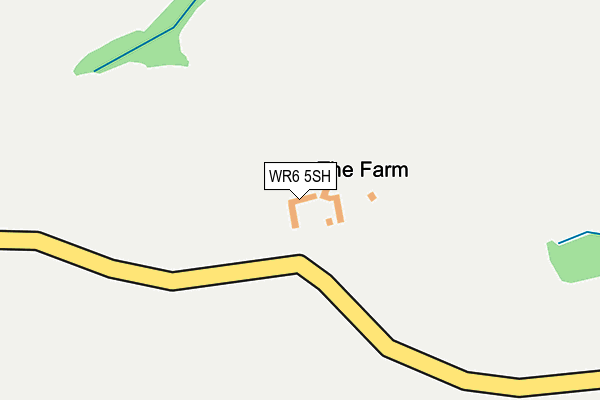 WR6 5SH map - OS OpenMap – Local (Ordnance Survey) WR6 5SH map - OS OpenMap – Local (Ordnance Survey)