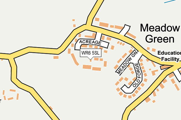WR6 5SL map - OS OpenMap – Local (Ordnance Survey) WR6 5SL map - OS OpenMap – Local (Ordnance Survey)