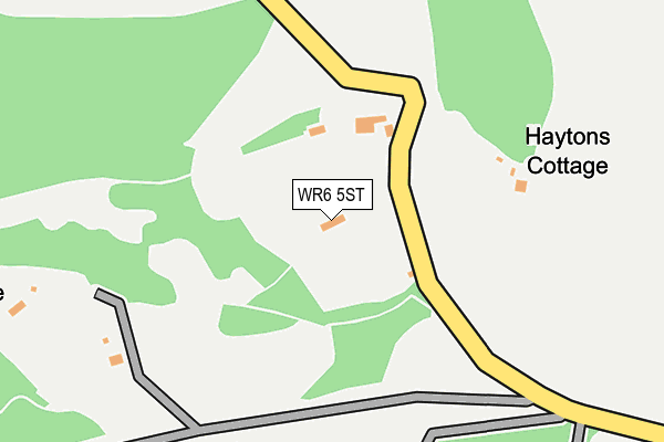 WR6 5ST map - OS OpenMap – Local (Ordnance Survey) WR6 5ST map - OS OpenMap – Local (Ordnance Survey)
