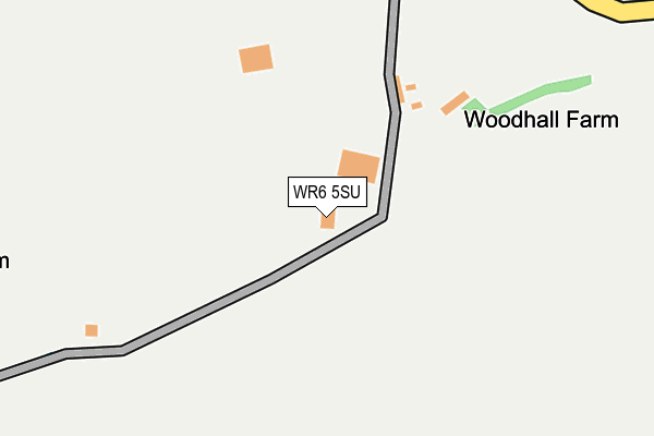 WR6 5SU map - OS OpenMap – Local (Ordnance Survey) WR6 5SU map - OS OpenMap – Local (Ordnance Survey)