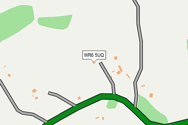 WR6 5UQ map - OS OpenMap – Local (Ordnance Survey)