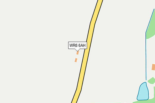 WR6 6AH map - OS OpenMap – Local (Ordnance Survey) WR6 6AH map - OS OpenMap – Local (Ordnance Survey)