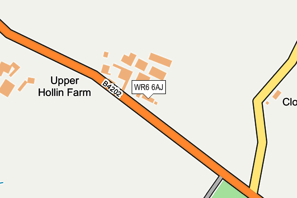 WR6 6AJ map - OS OpenMap – Local (Ordnance Survey) WR6 6AJ map - OS OpenMap – Local (Ordnance Survey)