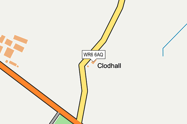 WR6 6AQ map - OS OpenMap – Local (Ordnance Survey) WR6 6AQ map - OS OpenMap – Local (Ordnance Survey)