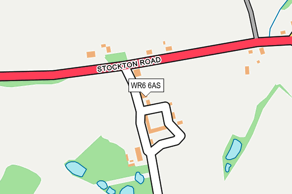 WR6 6AS map - OS OpenMap – Local (Ordnance Survey) WR6 6AS map - OS OpenMap – Local (Ordnance Survey)