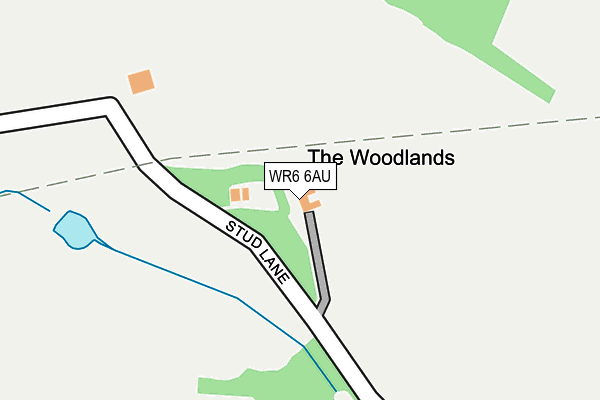 WR6 6AU map - OS OpenMap – Local (Ordnance Survey) WR6 6AU map - OS OpenMap – Local (Ordnance Survey)