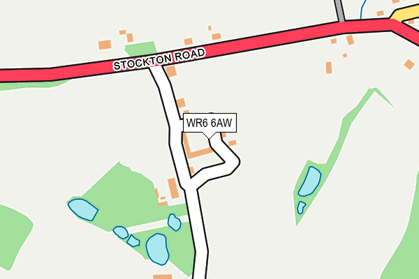 WR6 6AW map - OS OpenMap – Local (Ordnance Survey)