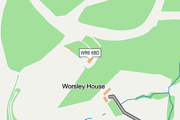 WR6 6BD map - OS OpenMap – Local (Ordnance Survey) WR6 6BD map - OS OpenMap – Local (Ordnance Survey)
