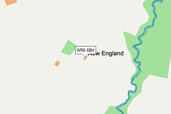 WR6 6BH map - OS OpenMap – Local (Ordnance Survey) WR6 6BH map - OS OpenMap – Local (Ordnance Survey)