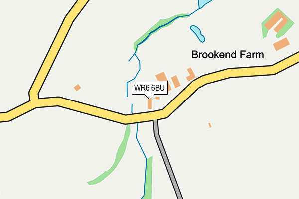 WR6 6BU map - OS OpenMap – Local (Ordnance Survey) WR6 6BU map - OS OpenMap – Local (Ordnance Survey)