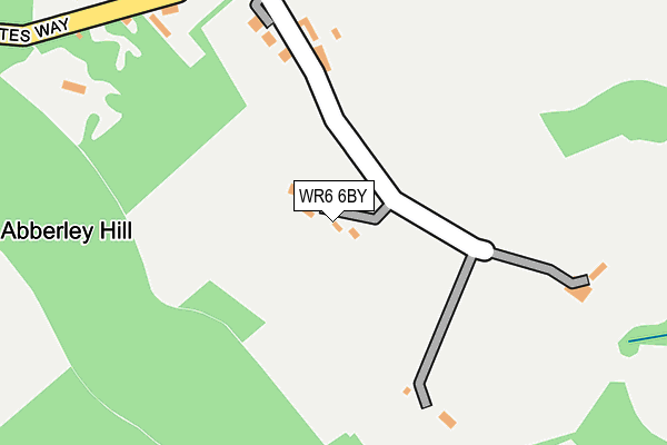 WR6 6BY map - OS OpenMap – Local (Ordnance Survey) WR6 6BY map - OS OpenMap – Local (Ordnance Survey)