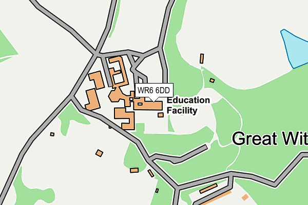 WR6 6DD map - OS OpenMap – Local (Ordnance Survey) WR6 6DD map - OS OpenMap – Local (Ordnance Survey)