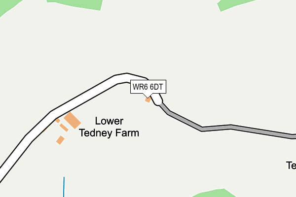 WR6 6DT map - OS OpenMap – Local (Ordnance Survey) WR6 6DT map - OS OpenMap – Local (Ordnance Survey)