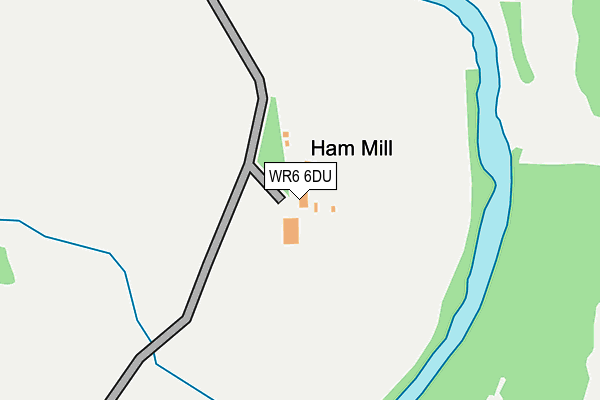 WR6 6DU map - OS OpenMap – Local (Ordnance Survey) WR6 6DU map - OS OpenMap – Local (Ordnance Survey)