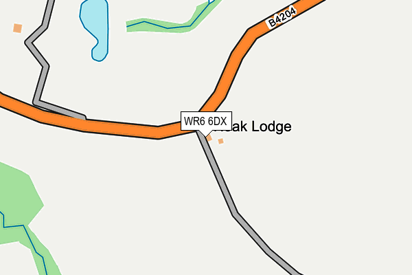 WR6 6DX map - OS OpenMap – Local (Ordnance Survey) WR6 6DX map - OS OpenMap – Local (Ordnance Survey)