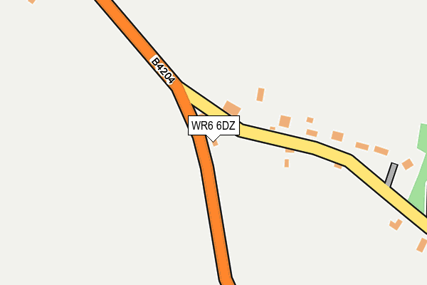 WR6 6DZ map - OS OpenMap – Local (Ordnance Survey) WR6 6DZ map - OS OpenMap – Local (Ordnance Survey)