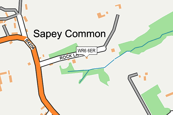 WR6 6ER map - OS OpenMap – Local (Ordnance Survey) WR6 6ER map - OS OpenMap – Local (Ordnance Survey)