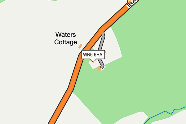 WR6 6HA map - OS OpenMap – Local (Ordnance Survey) WR6 6HA map - OS OpenMap – Local (Ordnance Survey)
