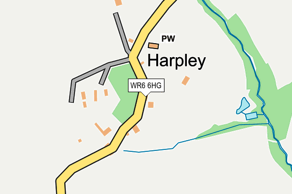 WR6 6HG map - OS OpenMap – Local (Ordnance Survey) WR6 6HG map - OS OpenMap – Local (Ordnance Survey)