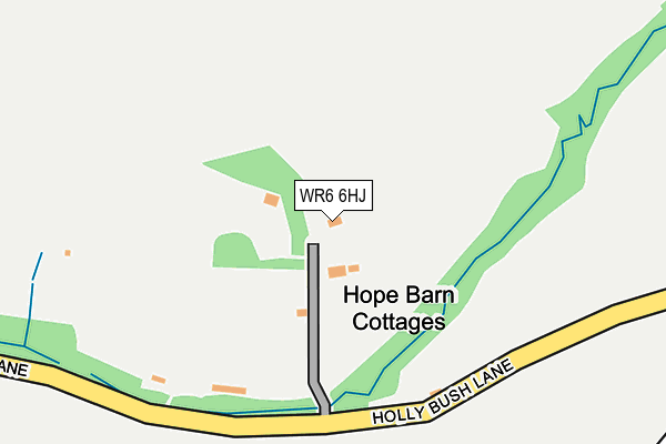 WR6 6HJ map - OS OpenMap – Local (Ordnance Survey) WR6 6HJ map - OS OpenMap – Local (Ordnance Survey)